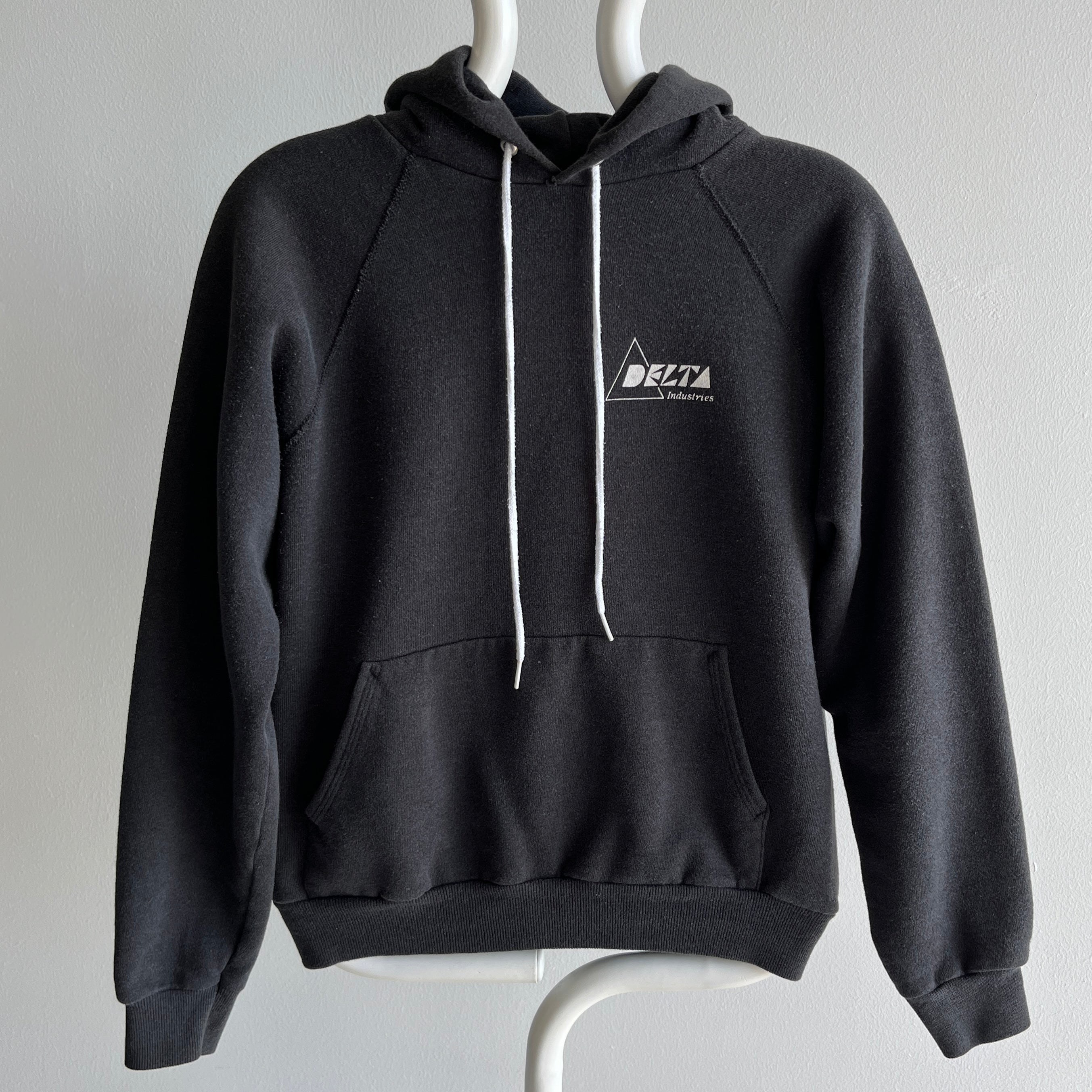 1980s Delta Industries Pull Over Hoodie