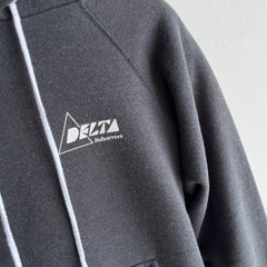 1980s Delta Industries Pull Over Hoodie