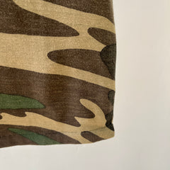 1970/80s Fitted Camo Ring T-Shirt