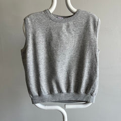 1980s Gray Warm Up Vest 