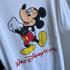 1980/90s Rust Stained Mickey Cotton T-Shirt