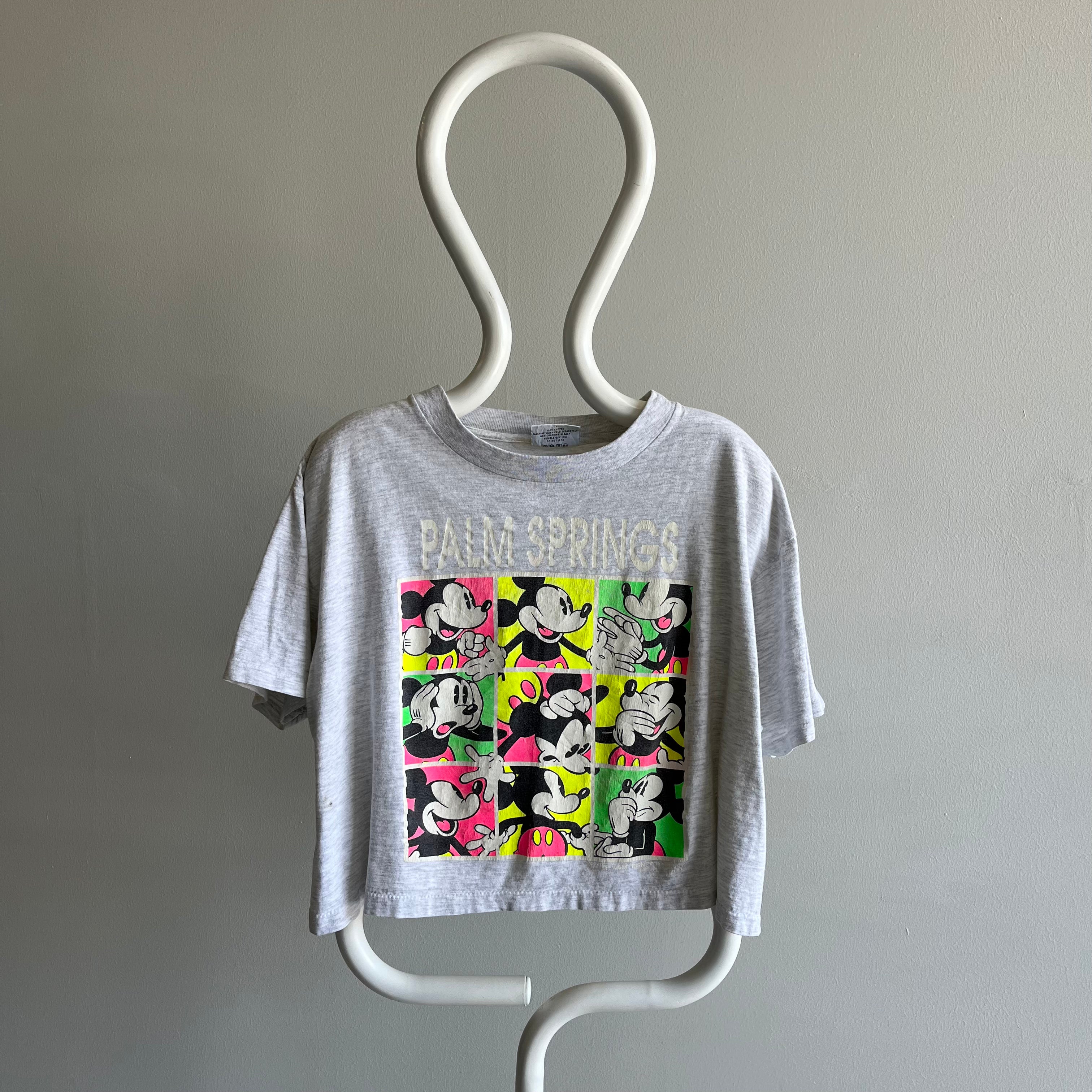 1990s Palm Springs Mickey Crop Top