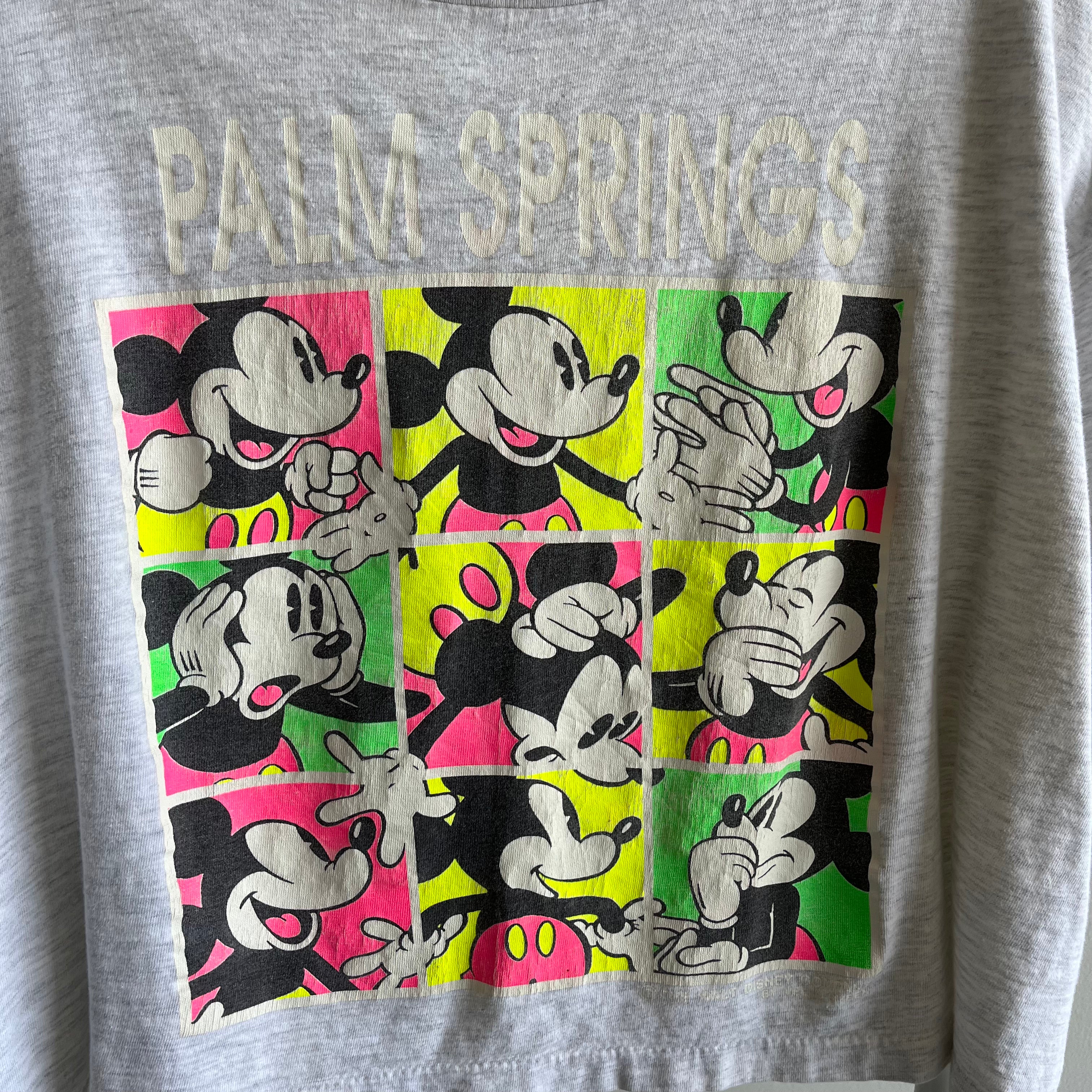 1990s Palm Springs Mickey Crop Top