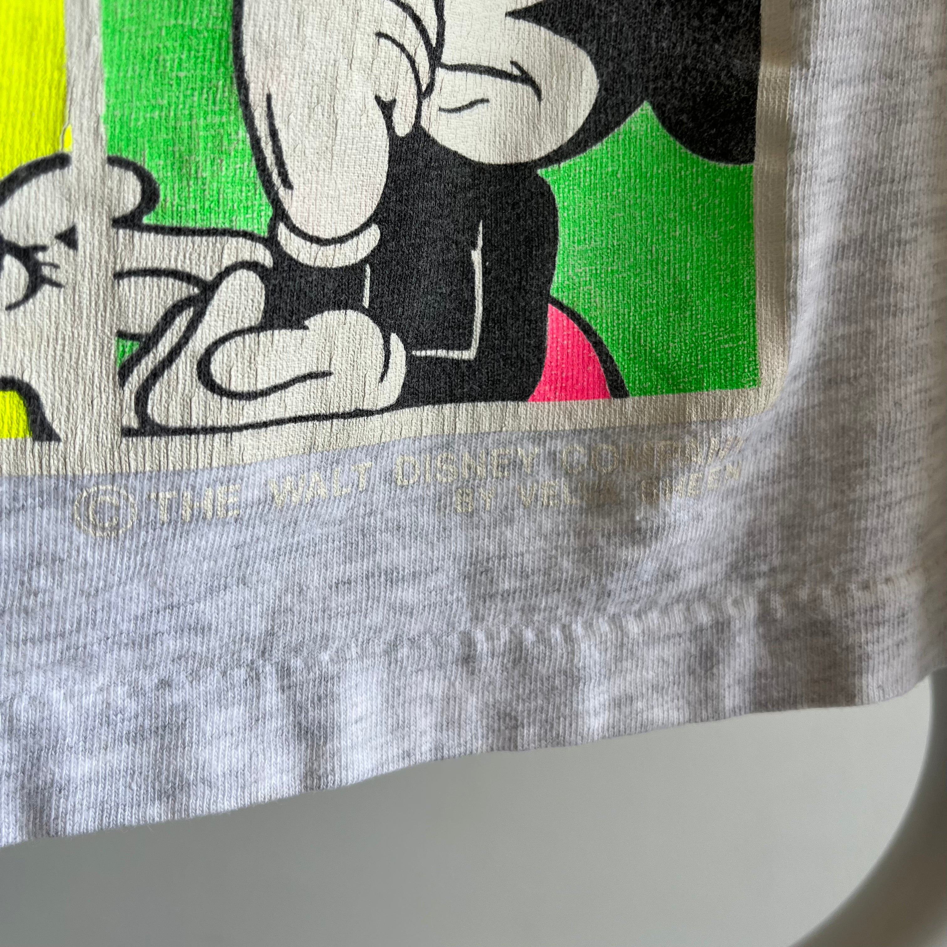 1990s Palm Springs Mickey Crop Top