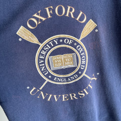 1980s Sun Faded Oxford University Cotton T-Shirt