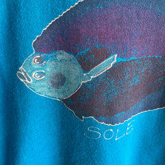 1980s DIY Sole Fish Sweatshirt - Oh Hi