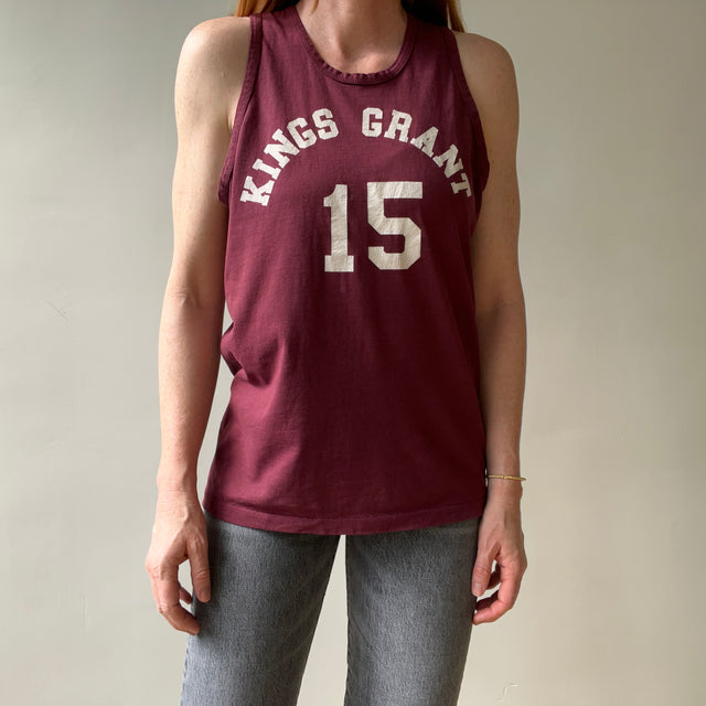 1970s/80s Burgundy Kings Grant 15 Tank Top