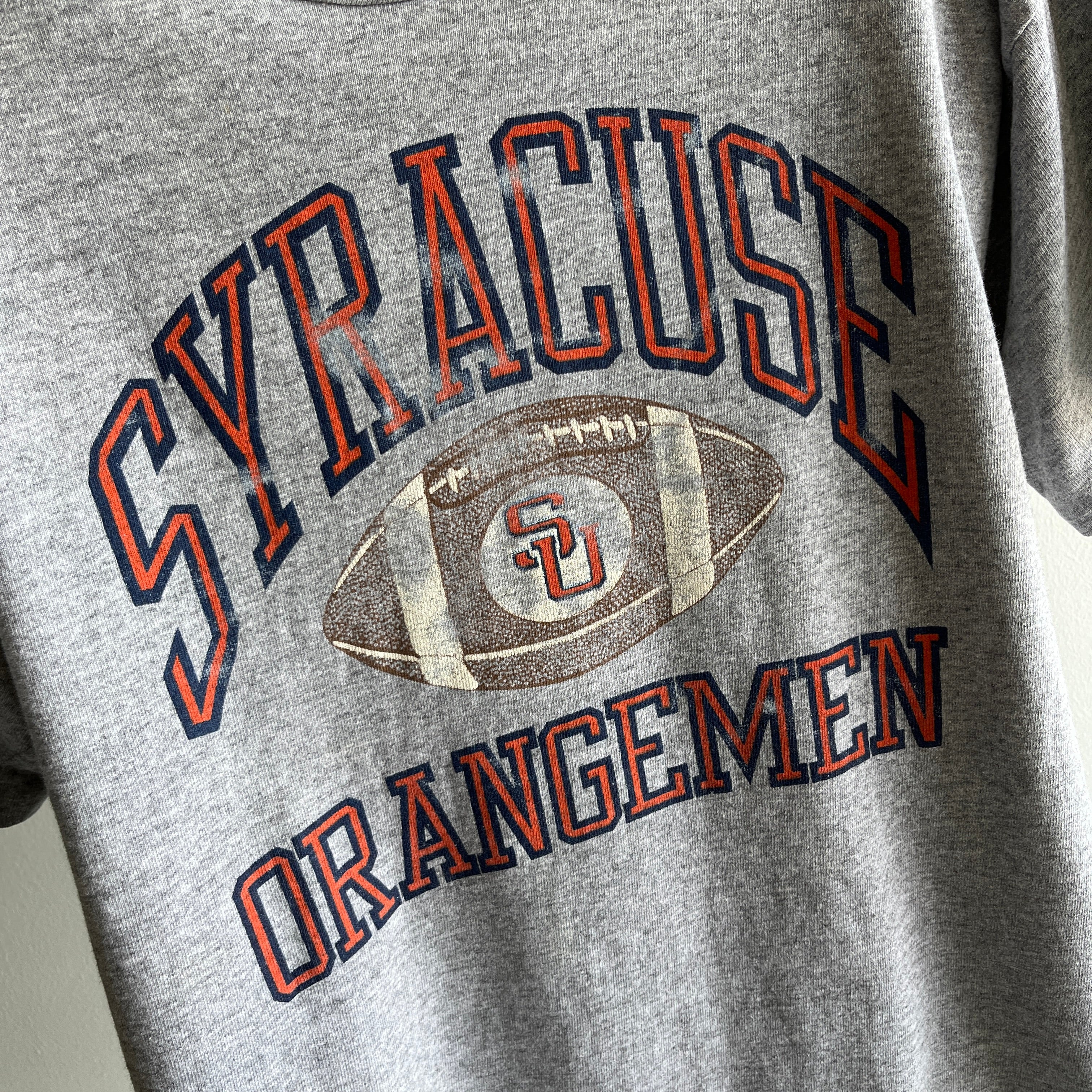 1980/90s Mended Syracuse Cotton T-Shirt by Champion - WOAH