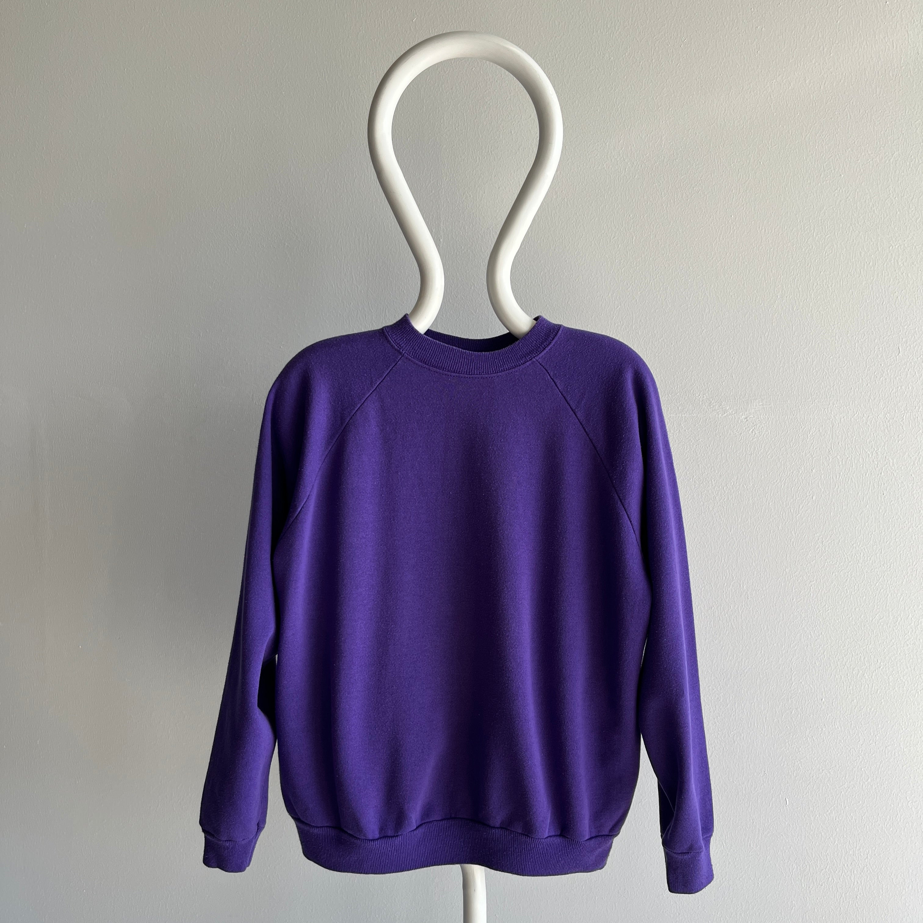 1990s Purple HHW Raglan Sweatshirt