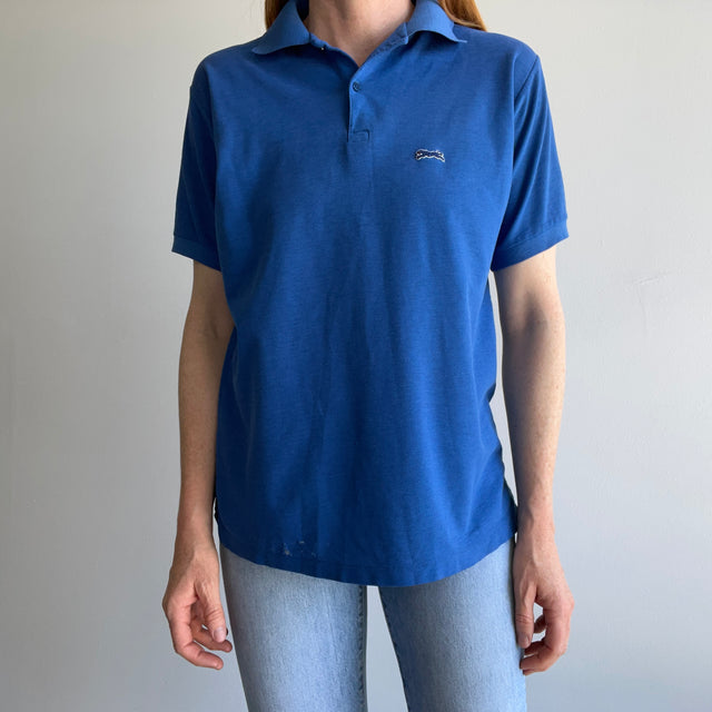 1980s Le Tigre Dodger Blue Polo Shirt