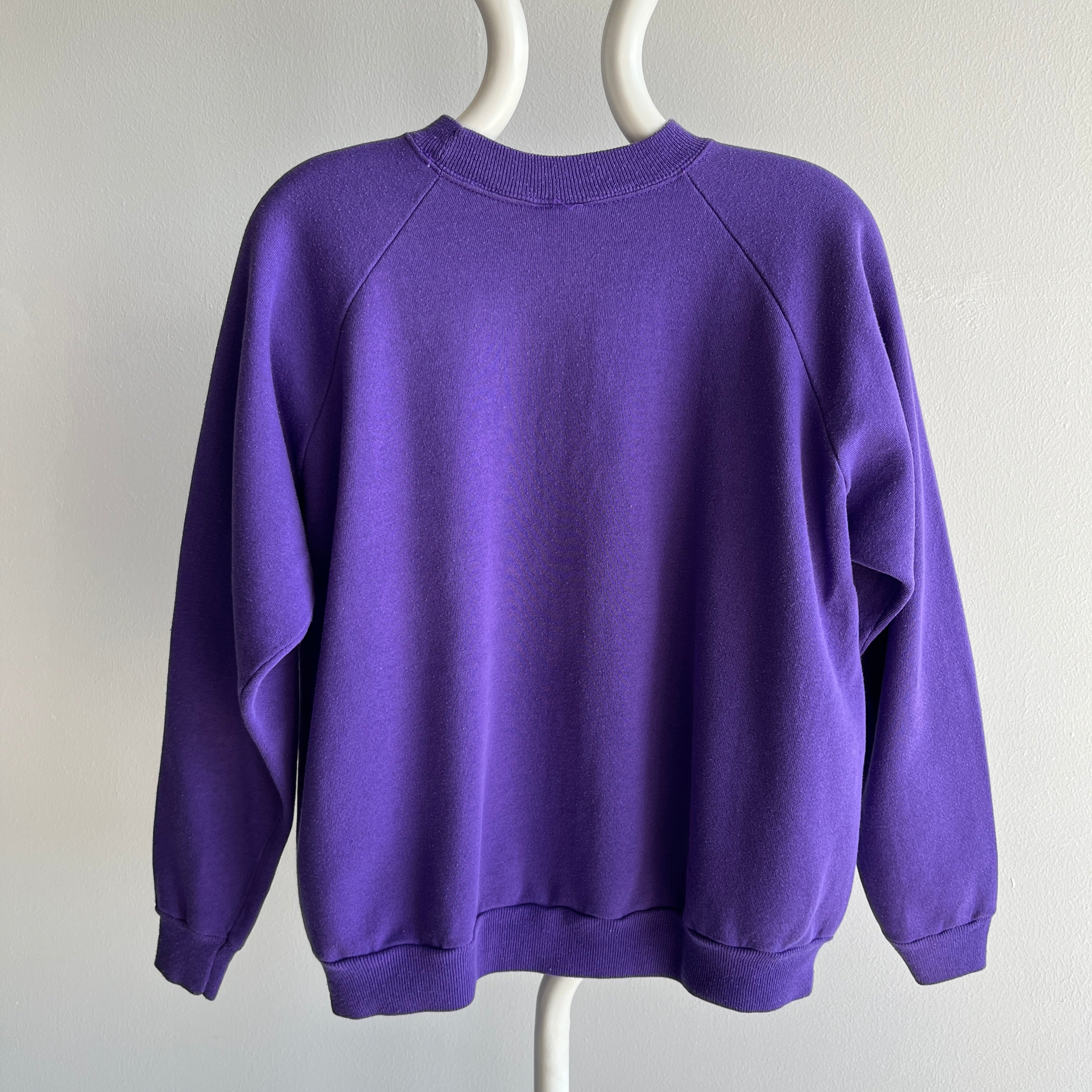 1990s Purple HHW Raglan Sweatshirt