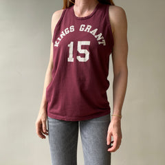 1970s/80s Burgundy Kings Grant 15 Tank Top