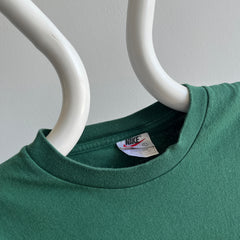 1990s USA made Nike Cut Hem Forest Green T-Shirt