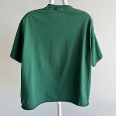 1990s USA made Nike Cut Hem Forest Green T-Shirt