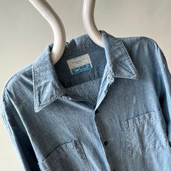 1970/80s Sears Light Denim Workwear Shirt