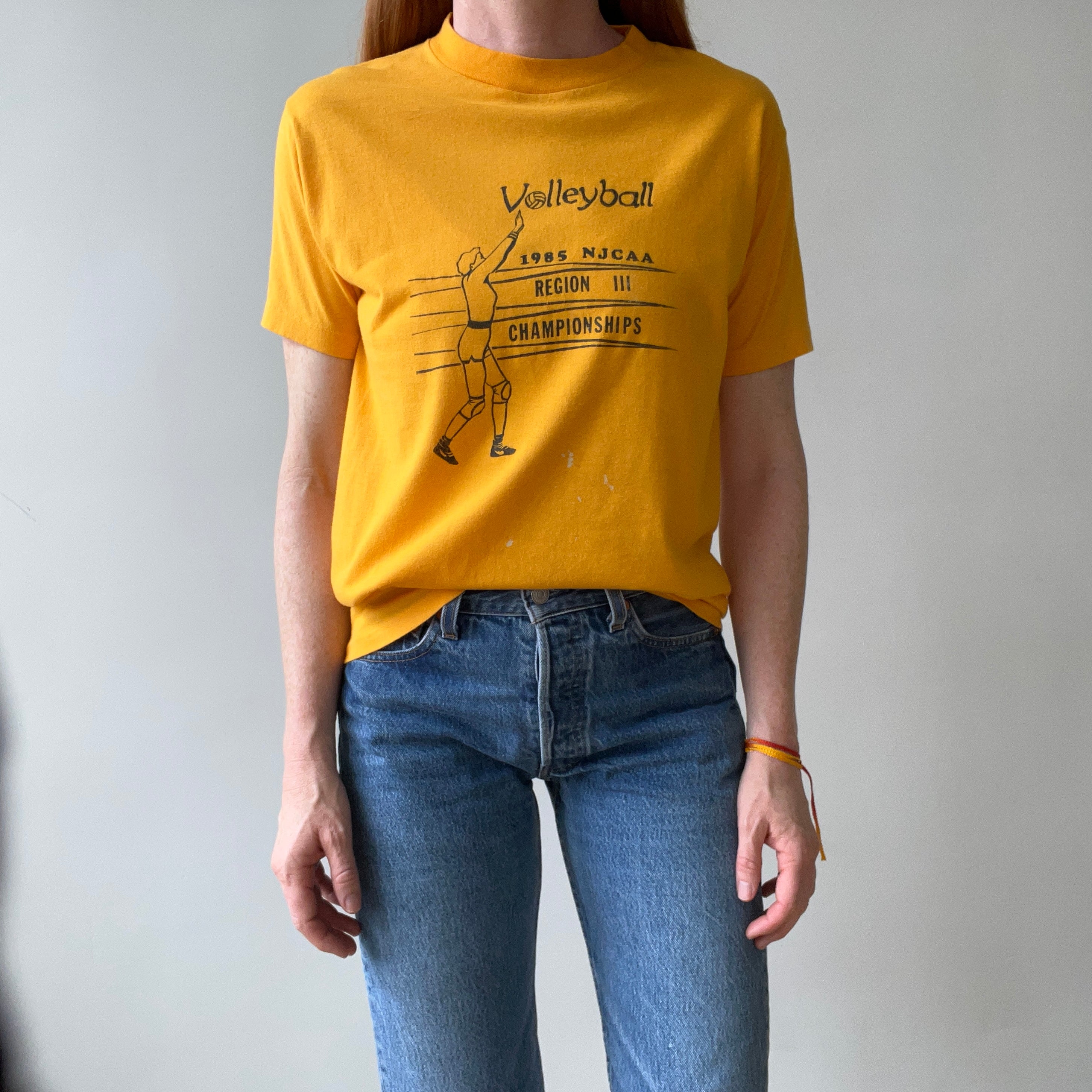 1985 NJCAA Volleyball Region Championships T Shirt - A Good One!