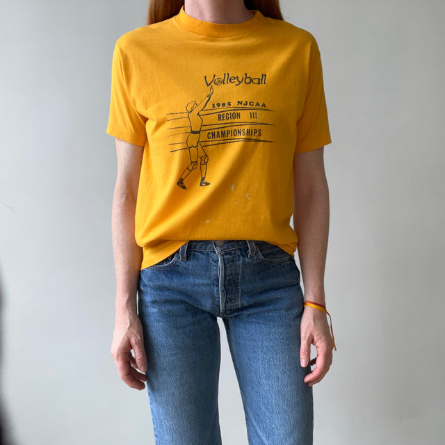 1985 NJCAA Volleyball Region Championships T Shirt - A Good One!