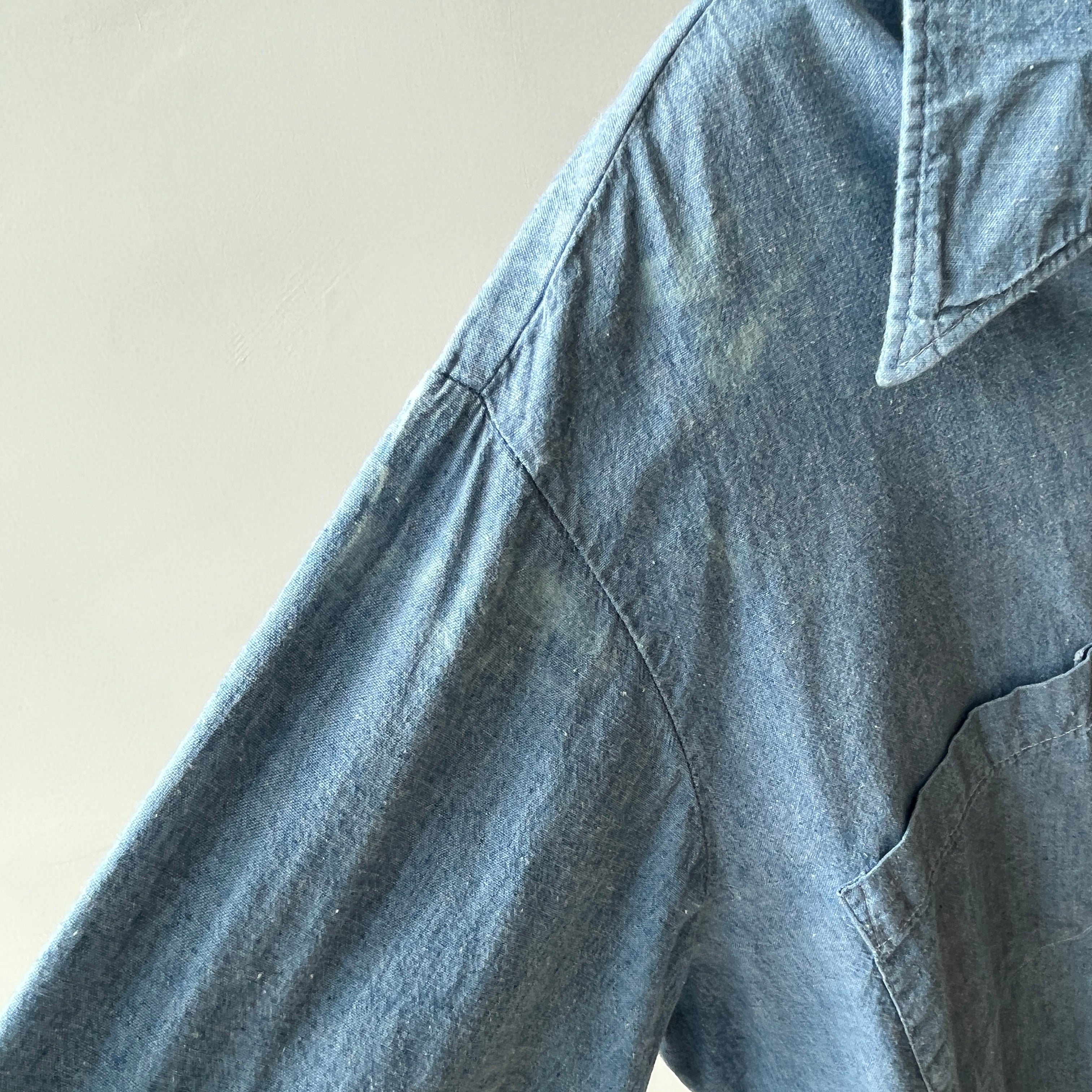 1970/80s Sears Light Denim Workwear Shirt