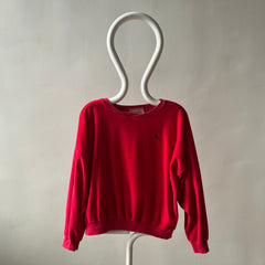 1980/90s Oscar de la Renta Velour Sweatshirt - WOWZA