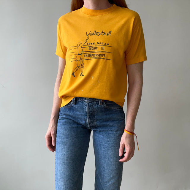 1985 NJCAA Volleyball Region Championships T Shirt - A Good One!