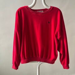 1980/90s Oscar de la Renta Velour Sweatshirt - WOWZA