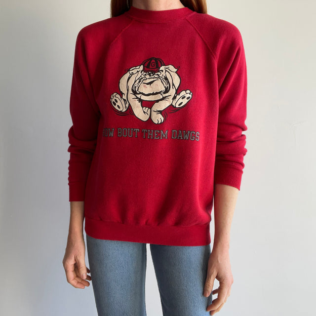 1980s Georgia Bulldogs Front and Back Incredible Sweatshirt