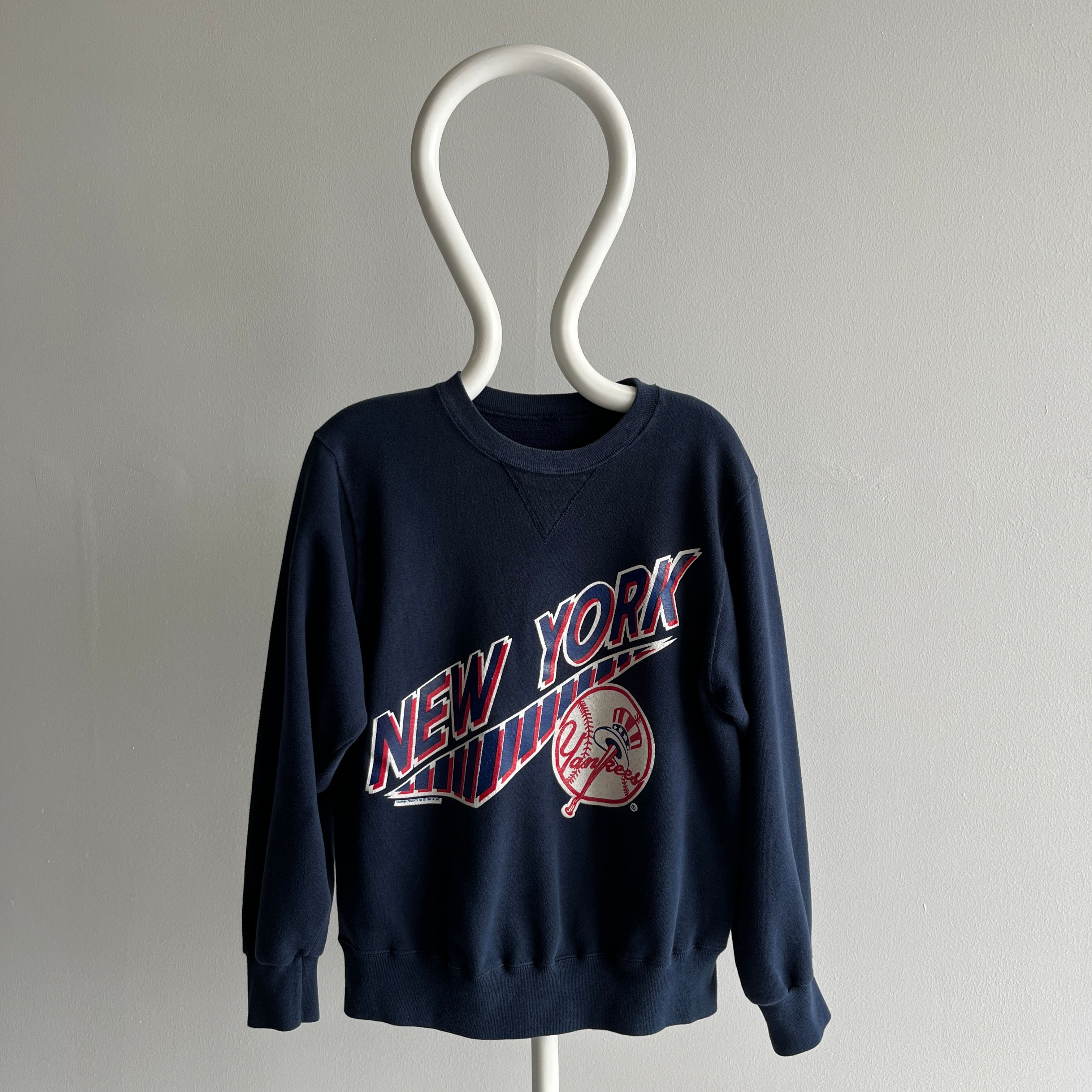 1989 New York Yankees Single V Super Collectible Sweatshirt - Soft and Wonderful