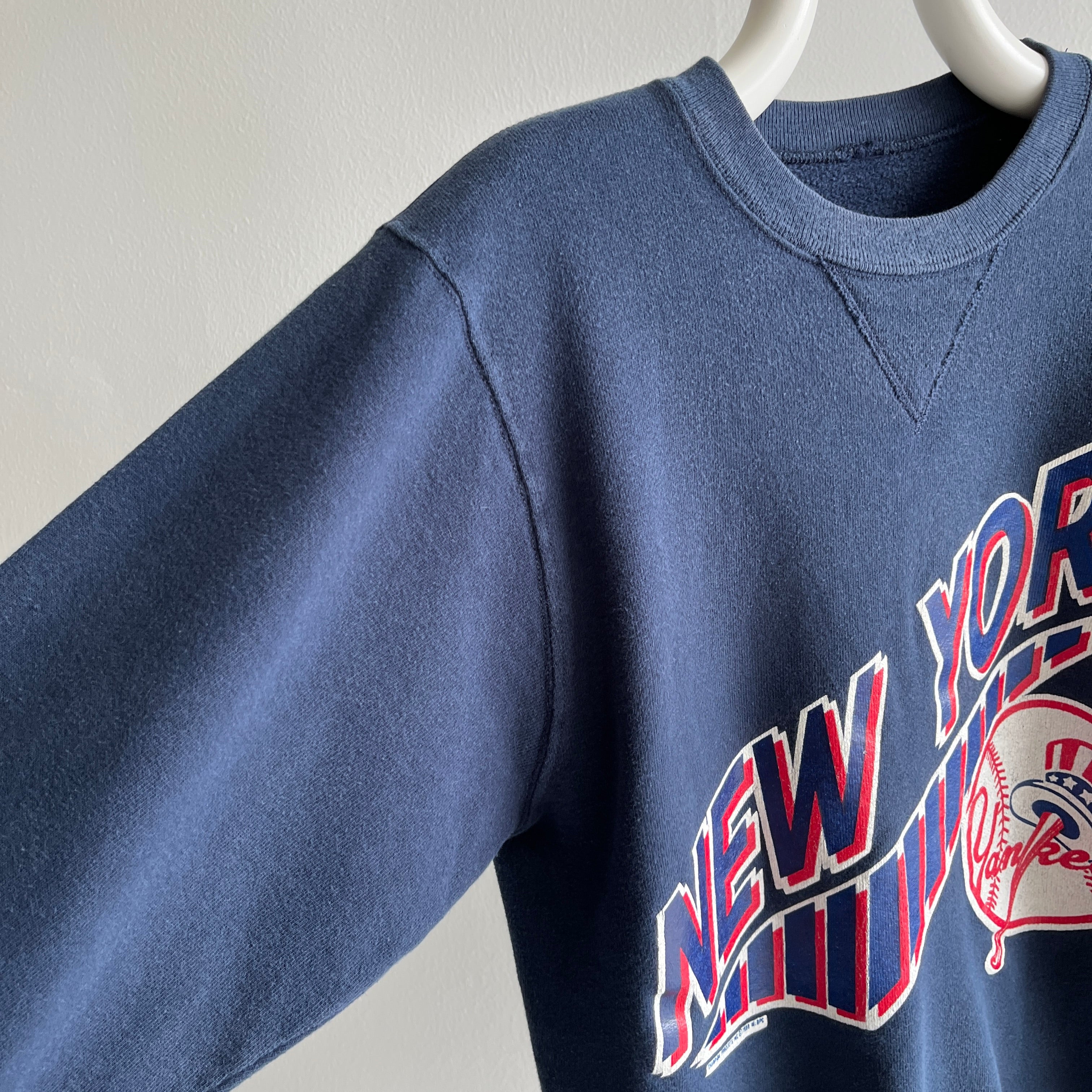 1989 New York Yankees Single V Super Collectible Sweatshirt - Soft and Wonderful