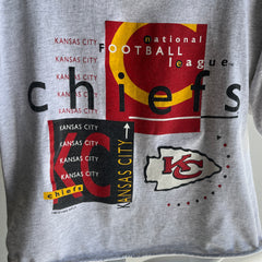 1995 Kansas City Chiefs DIY Cropped T-Shirt !!!!!