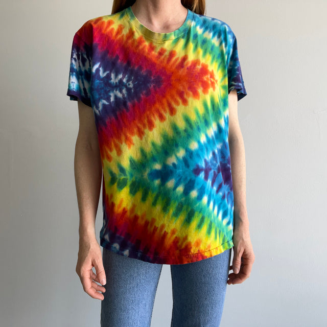 1980s DIY Tie Dye Cotton T-Shirt by Hanes