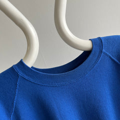 1980s Royal Dodger Blue Raglan Sweatshirt