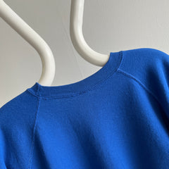 1980s Royal Dodger Blue Raglan Sweatshirt