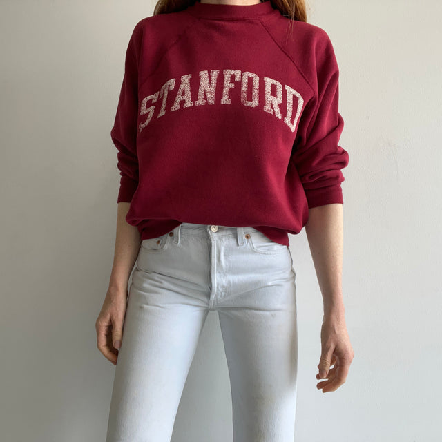 1970/80s Stanford University Sweatshirt with Mending