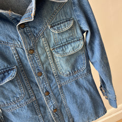 1970s Structured Denim Shirt/Jacket - A Rare One! By JC Penny