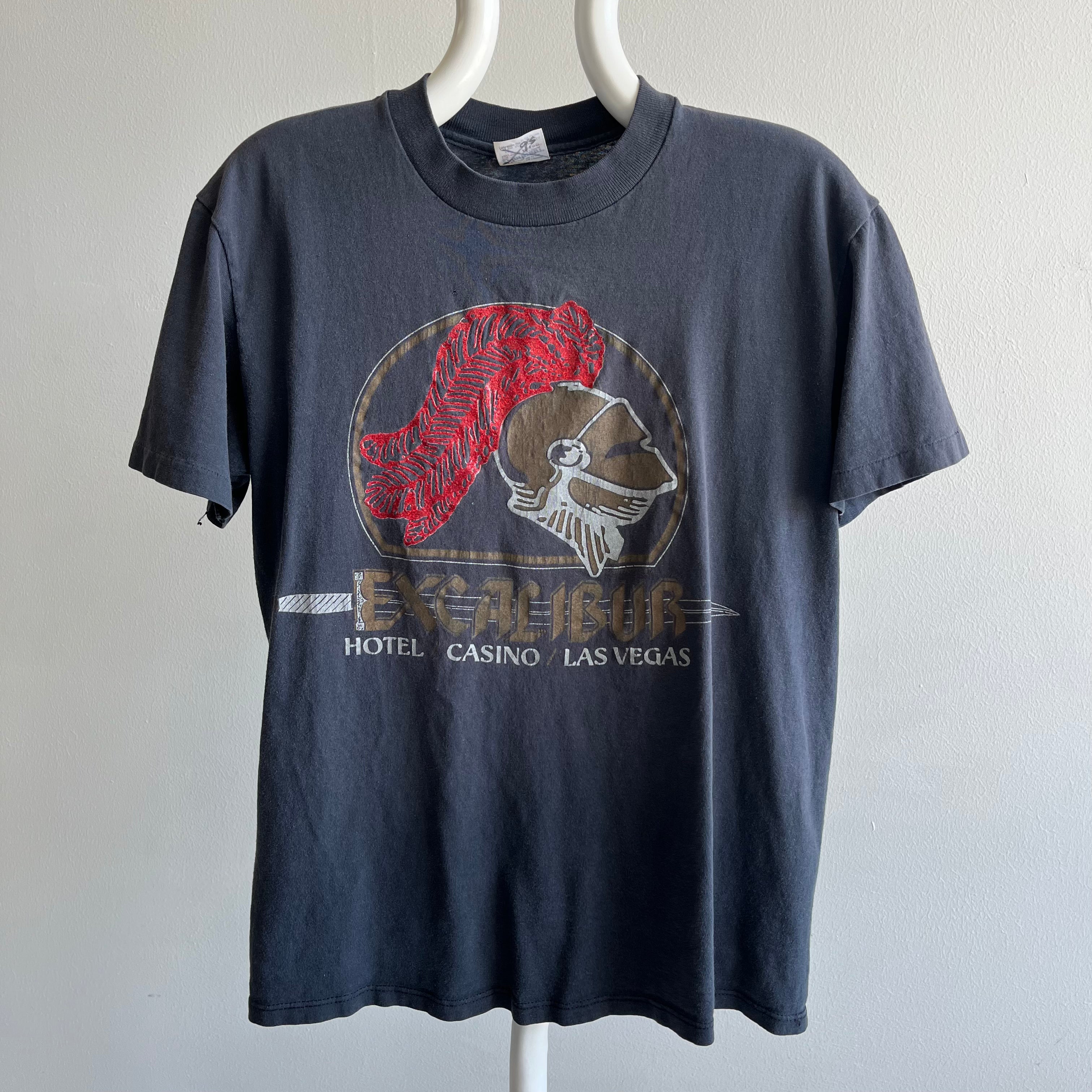 1980s Excalibur Hotel and Casino Las Vegas T-Shirt by Stedman - Collectible