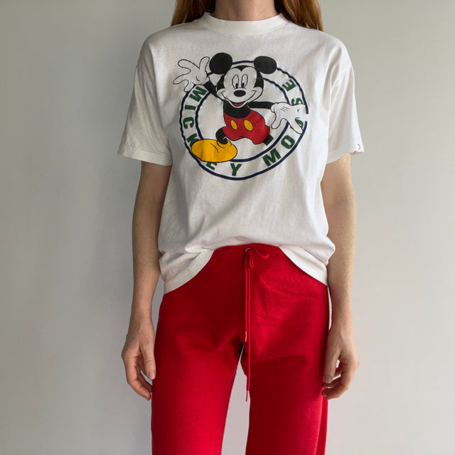 1980s Mickey Mouse with a Misplaced Finger on the Sleeve - Misprint T-Shirt
