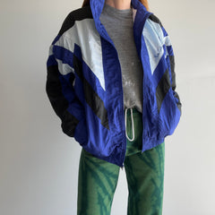 1980/90s Pierre Cardin Cotton Lined Color Block WIndbreaker