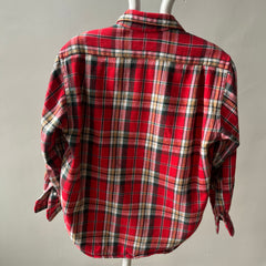 1980s Ralph Lauren Shorter Long Sleeve Cotton Flannel - USA Made