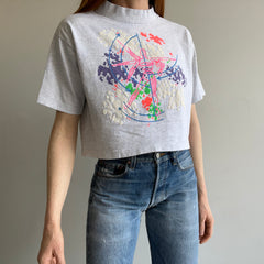 1980s Anatomical Body Neon Crop Top