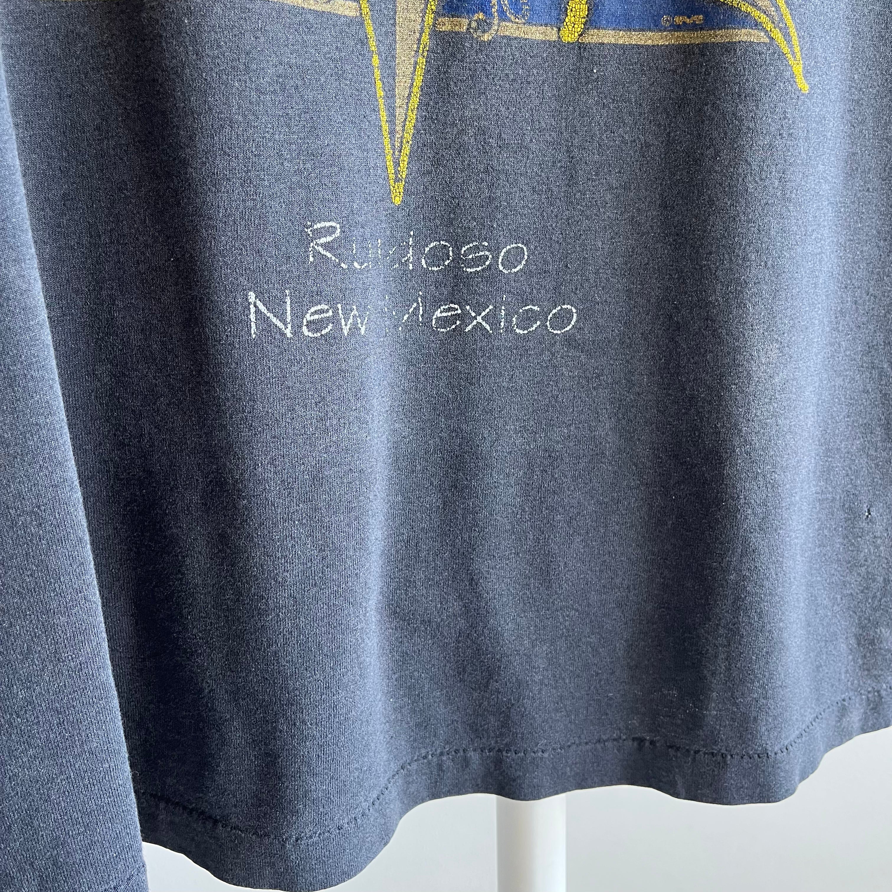 1990s Ruidoso New Mexico Perfectly Faded and Worn 50/50 T-Shirt