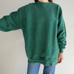 1990s L.L. Bean x Russell Athletic Collab Structured Mostly Cotton Single V Sweatshirt