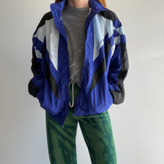 1980/90s Pierre Cardin Cotton Lined Color Block WIndbreaker