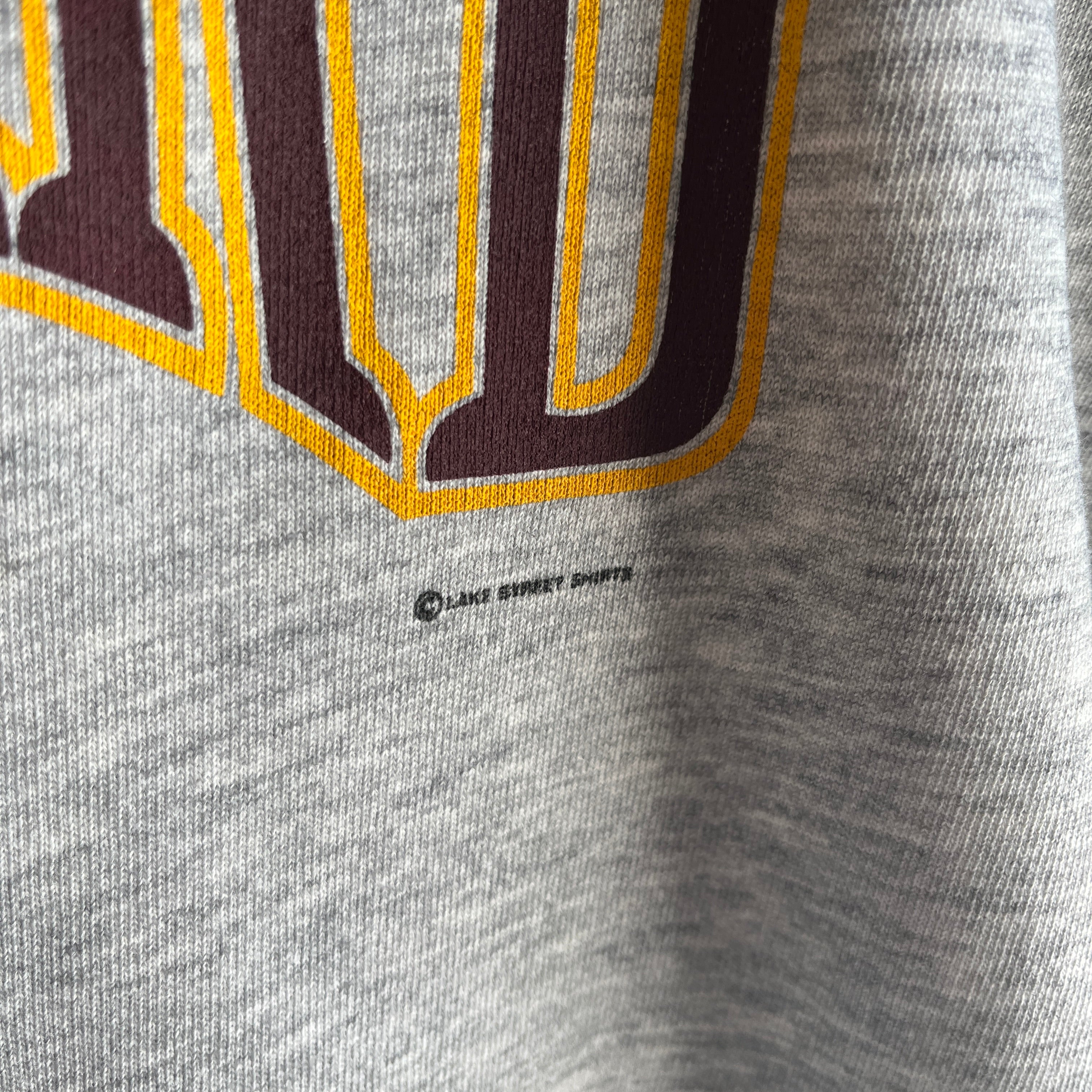 1980s I Never Went To Harvard - Small Print Sweatshirt