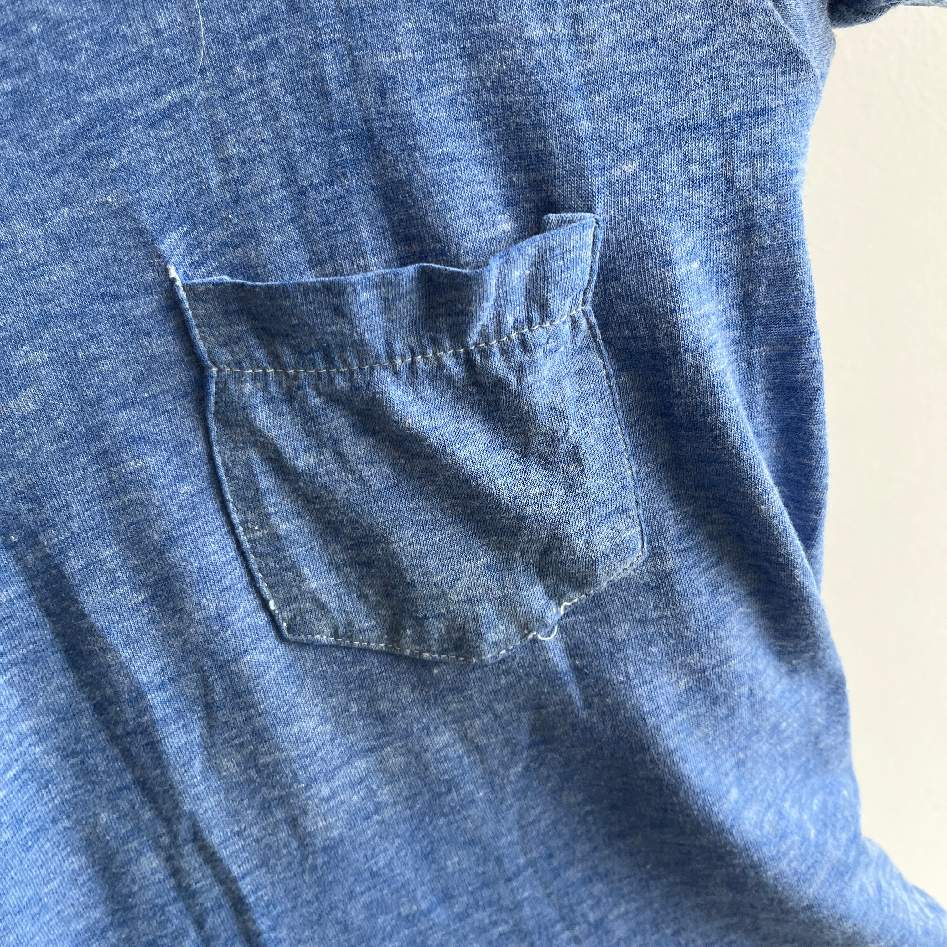1970s K-Mart Two Tone Selvedge Pocket T-Shirt - Collectible