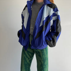 1980/90s Pierre Cardin Cotton Lined Color Block WIndbreaker