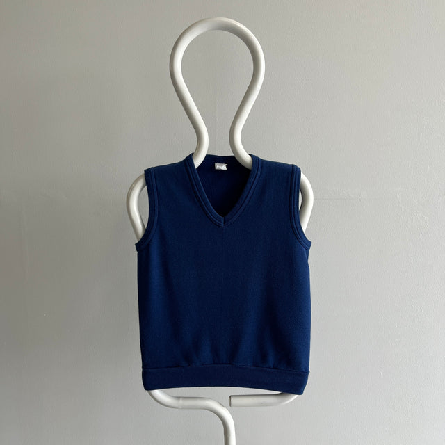 1970/80s USA Gap V-Neck Warm Up Sweatshirt Vest