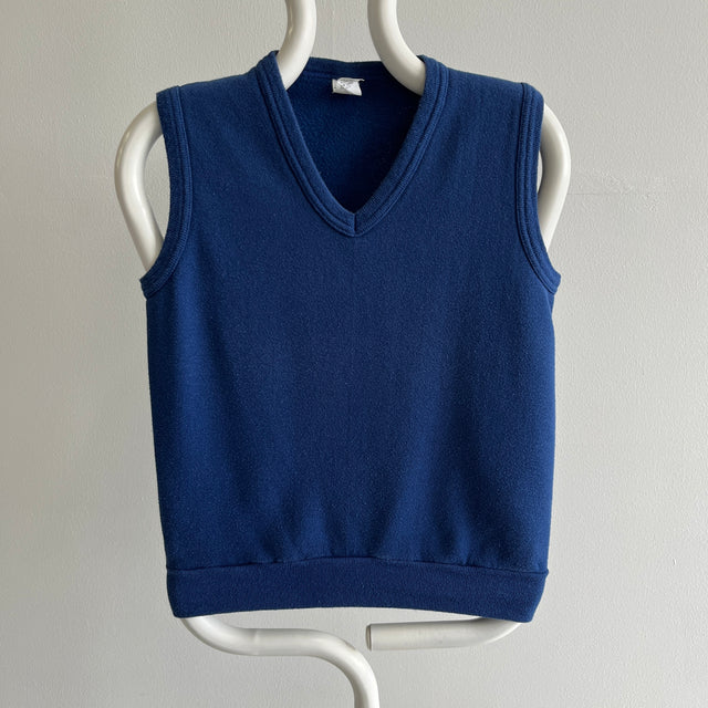 1970/80s USA Gap V-Neck Warm Up Sweatshirt Vest