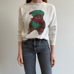 1985 Holiday Teddy Bear Sweatshirt - Awwwww