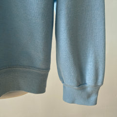 1970s Baby Sky Blue Blank Raglan Sweatshirt - SWOOOOOOON