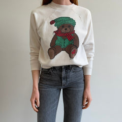 1985 Holiday Teddy Bear Sweatshirt - Awwwww